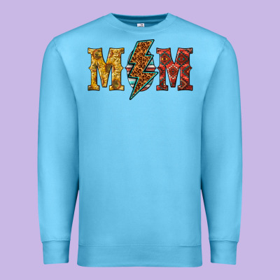 Western Mom Premium Sweatshirt Designed By Texasbilliewilder