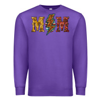 Purple western mom Premium Sweatshirt - texasbilliewilder