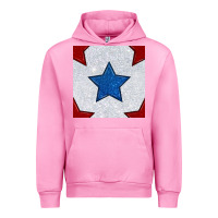 Fuchsia Pink Glitter 4th Of July Seamless Pattern Urban Hoodie - BundleAndBundleShop