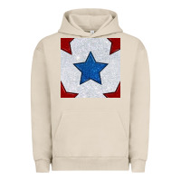 Pigment French Oak Glitter 4th Of July Seamless Pattern Urban Hoodie - BundleAndBundleShop