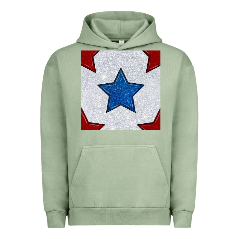 Glitter 4th Of July Seamless Pattern Urban Hoodie by BundleAndBundleShop | Teevron