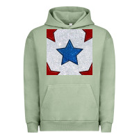 Pigment Oil Green Glitter 4th Of July Seamless Pattern Urban Hoodie - BundleAndBundleShop