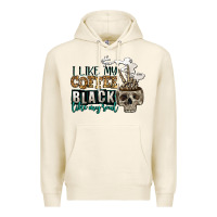 Tofu i like my coffee black like my soul Premium Hoodie - Jasminsmagicworld