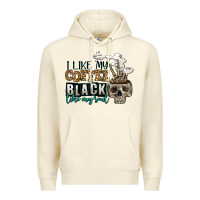 Sandshell i like my coffee black like my soul Premium Hoodie - Jasminsmagicworld