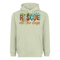 Matcha rescue all the dogs Heavyweight Hoodie - texasbilliewilder