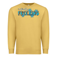 Antique Gold literally freezing winter Premium Sweatshirt - RanaPortraitStore