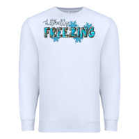 White literally freezing winter Premium Sweatshirt - RanaPortraitStore