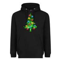 Black sequin's christmas tree Heavyweight Hoodie - Zillion Design Studio