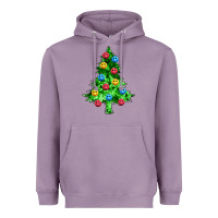 Lavender sequin's christmas tree Heavyweight Hoodie - Zillion Design Studio