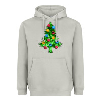 Moon Dust sequin's christmas tree Heavyweight Hoodie - Zillion Design Studio
