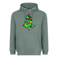 Sage sequin's christmas tree Heavyweight Hoodie - Zillion Design Studio