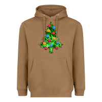 Toasted Coconut sequin's christmas tree Heavyweight Hoodie - Zillion Design Studio