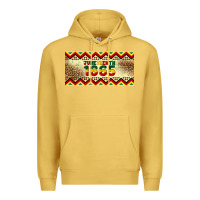 Antique Gold juneteenth 1865 leopard licence plate template Premium Hoodie - Artiststas