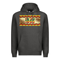 Charcoal Heather juneteenth 1865 leopard licence plate template Premium Hoodie - Artiststas