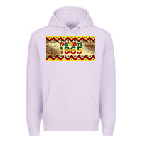 Lilac juneteenth 1865 leopard licence plate template Premium Hoodie - Artiststas