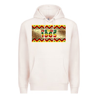 Pale Pink juneteenth 1865 leopard licence plate template Premium Hoodie - Artiststas