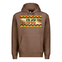 Chestnut juneteenth 1865 leopard licence plate template Premium Hoodie - Artiststas
