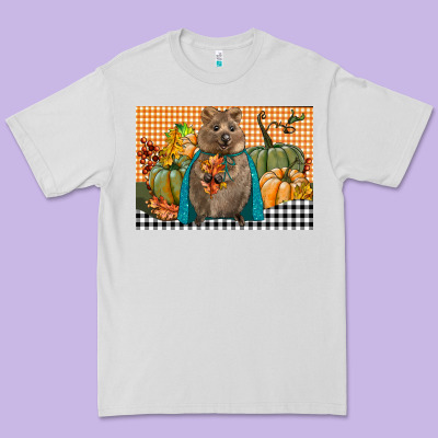 Fall Quokka Premium Tee Designed By Lillyallendesigns