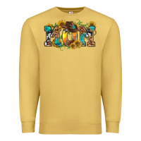 Antique Gold western mom Premium Sweatshirt - texasbilliewilder