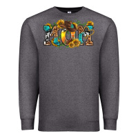 Charcoal Heather western mom Premium Sweatshirt - texasbilliewilder