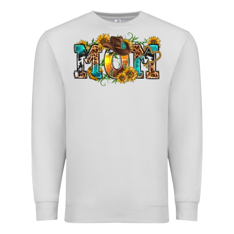 Western Mom Premium Sweatshirt by texasbilliewilder | Teevron