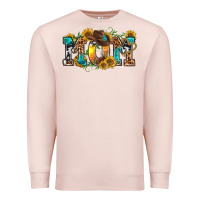 Pale Pink western mom Premium Sweatshirt - texasbilliewilder
