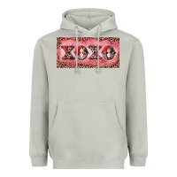 Moon Dust Xoxo cowhide and leopard Heavyweight Hoodie - RanaPortraitStore