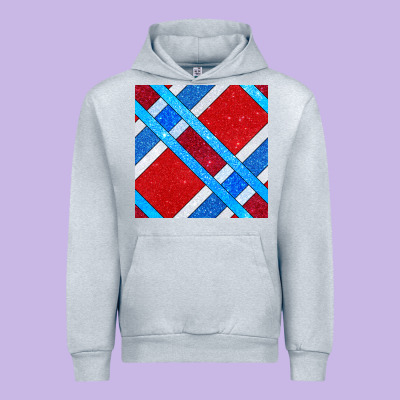 Glitter 4th Of July Seamless Pattern Urban Hoodie Designed By Bundleandbundleshop