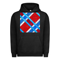 Pigment Black Glitter 4th Of July Seamless Pattern Urban Hoodie - BundleAndBundleShop