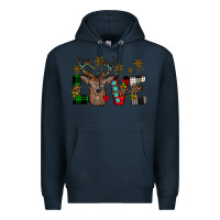 Navy love christmas Premium Hoodie - JahusDesignShop