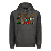 Charcoal Heather love christmas Premium Hoodie - JahusDesignShop