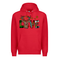 Red love christmas Premium Hoodie - JahusDesignShop