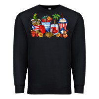 Black puerto rico coffee cups Premium Sweatshirt - Zillion Design Studio