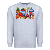 Heather Grey puerto rico coffee cups Premium Sweatshirt - Zillion Design Studio