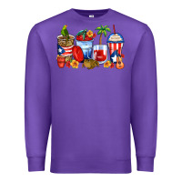 Purple puerto rico coffee cups Premium Sweatshirt - Zillion Design Studio