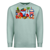 Seafoam puerto rico coffee cups Premium Sweatshirt - Zillion Design Studio