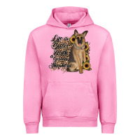 Fuchsia Pink Life is better with a German Shepherd Urban Hoodie - JahusDesignShop