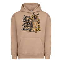 Pigment Burro Life is better with a German Shepherd Urban Hoodie - JahusDesignShop