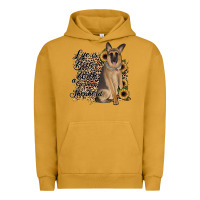 Pigment Peanut Butter Life is better with a German Shepherd Urban Hoodie - JahusDesignShop