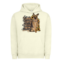 Pigment Pistachio Life is better with a German Shepherd Urban Hoodie - JahusDesignShop