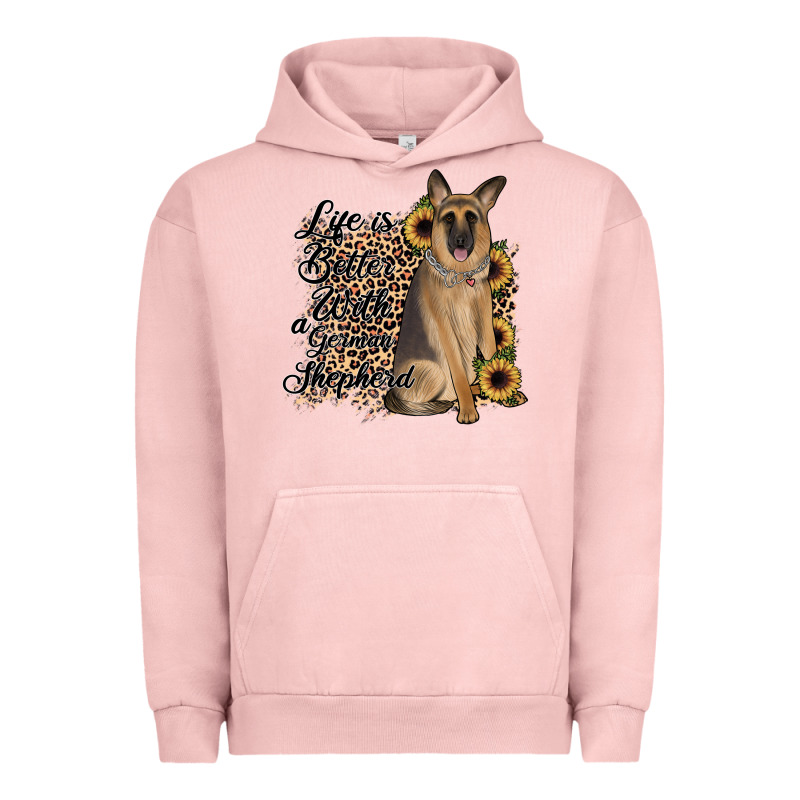 Life Is Better With A German Shepherd Urban Hoodie by JahusDesignShop | Teevron