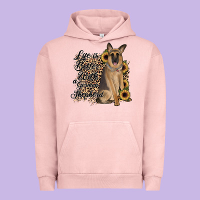 Life Is Better With A German Shepherd Urban Hoodie Designed By Jahusdesignshop