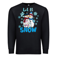 Black let it snow Premium Sweatshirt - RanaPortraitStore