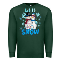 Sports Green let it snow Premium Sweatshirt - RanaPortraitStore