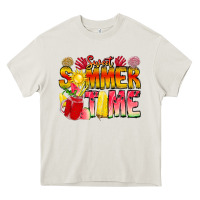 Cream Sweet Summer Time Heavy Core Tee - CowhideDigitalArt
