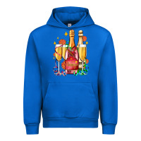 Cobalt new year party champagne Urban Hoodie - AdoDesignShop