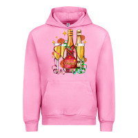Fuchsia Pink new year party champagne Urban Hoodie - AdoDesignShop