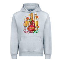 Heather Grey new year party champagne Urban Hoodie - AdoDesignShop