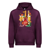 Mauve Wine new year party champagne Urban Hoodie - AdoDesignShop