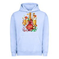 Pigment Grape Ice new year party champagne Urban Hoodie - AdoDesignShop